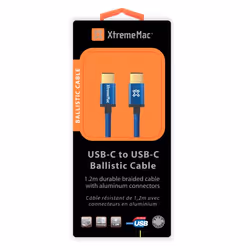 XtremeMac XCL-UCC-23 câble USB 1,2 m USB 3.2 Gen 1 (3.1 Gen 1) USB C Bleu