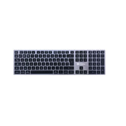 XtremeMac XWH-MAK-13 clavier RF sans fil + Bluetooth AZERTY Aluminium