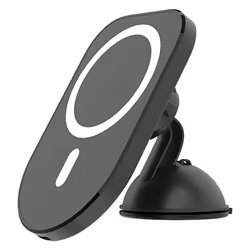 Chargeur de voiture - XtremeMac - Magnétique 15W - Compatible Apple MagSafe - Ventouse - Noir