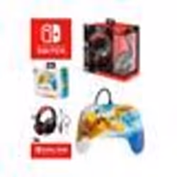 Pack Manette SWITCH Filaire Nintendo Pokémon Pikachu CHARGE Officielle + Casque Gamer PRO H3 Rouge SPIRIT OF GAMER SWITCH