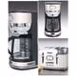 Cafetière sans fil - Vintage - 1.4L - 1000W - Beige inox - Arrêt automatique - 10 tasses