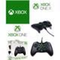 Manette de jeu - MICROSOFT - Xbox One - Filaire 3M - Double vibration - Compatible Windows 10