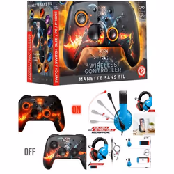 Casque PC Gaming - BORN TO FRAG - PRO-H3 - Stéréo 2.0 - Microphone Omnidirectionnel - Compatible Switch