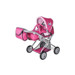 Landau Combi Poussette Poupee - Dim 48x42cm - Hauteur poignee 33 à 62 cm