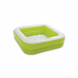 Intex - 57100NPB - Baignoire de douche gonflable verte pour bebe 85x85x23cm