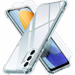 Coque - Samsung - Galaxy M23 - TPU Souple - Protection Antichoc - 3 Films Verre Trempé