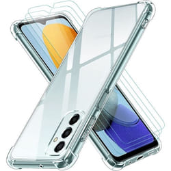 Coque - Samsung - Galaxy M23 - TPU Souple - Protection Antichoc - 3 Films Verre Trempé