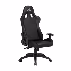 Alpha Gamer Vega, Siège rembourré, Dossier rembourré, Noir, Noir, Simili-cuir, Simili-cuir