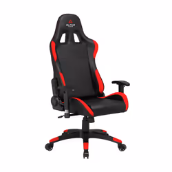 Alpha Gamer Vega, Siège rembourré, Dossier rembourré, Noir, Rouge, Noir, Rouge, Simili-cuir, Simili-cuir