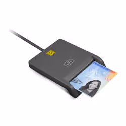 1Life cr:citizen lecteur de cartes à puce Intérieure USB USB 2.0 Noir