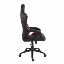 Alpha Gamer AGMAYA-BK-RED Siège pour jeu vidéo Siège de jeu sur PC Siège rembourré Noir, Rouge