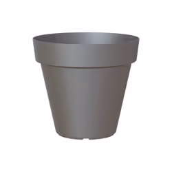 Artevasi Capri, Kit de plantation en pot, Autonome, Anthracite, Rond, Intérieur &amp; extérieur, Monochromatique