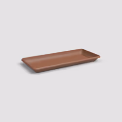 Artevasi Venezia Rectangular Saucer, Soucoupe, Terre cuite, 175 mm, 780 mm, 33 mm