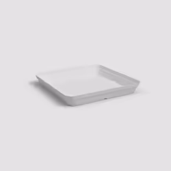 Artevasi Capri Square Saucer, Soucoupe, Blanc, 340 mm, 340 mm, 45 mm