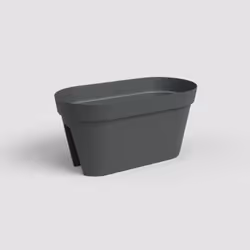 Artevasi Capri Balcony Plant Box, Anthracite, 26,8 L, 300 mm, 600 mm, 300 mm, 6 pièce(s)