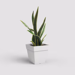 Artevasi Capri Square Pot Blanc 4 pièce(s)