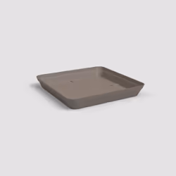 Artevasi Capri Square Saucer, Soucoupe, Taupe, 2,7 L, 280 mm, 280 mm, 40 mm