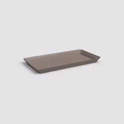 Artevasi Capri Rectangular Saucer Xl, Soucoupe, Taupe, 5,2 L, 290 mm, 530 mm, 40 mm