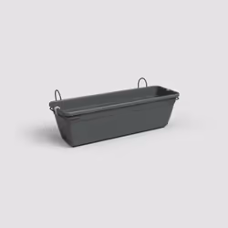 Artevasi Venezia Water Reserve Plant Box Kit, Anthracite, 10 L, 195 mm, 490 mm, 166 mm, 6 pièce(s)