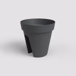 Artevasi Capri Balcony Pot, Anthracite, 10 L, 450 mm, 300 mm, 300 mm, 6 pièce(s)