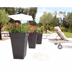 Artevasi Capri Square High Pot Rouge 2 pièce(s) - Vue supplémentaire 5