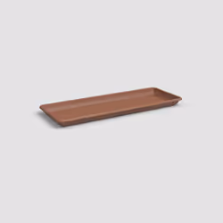 Artevasi Venezia L Rectangular Saucer, Soucoupe, Terre cuite, 2,4 L, 200 mm, 527 mm, 34 mm
