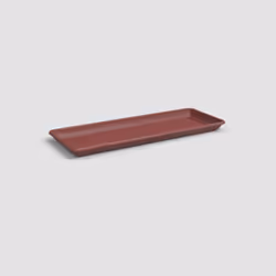Artevasi Venezia L Rectangular Saucer, Soucoupe, Rouge, 2,4 L, 200 mm, 527 mm, 34 mm