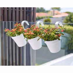 Artevasi Capri Balcony Single Pot Blanc 4 pièce(s)