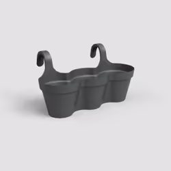 Artevasi Capri Balcony Triple Pot, Anthracite, 11 L, 305 mm, 540 mm, 280 mm, 4 pièce(s)