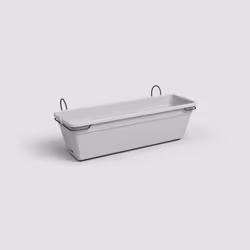 Artevasi Venezia Water Reserve Plant Box Kit, Gris, 10 L, 195 mm, 490 mm, 166 mm, 6 pièce(s)