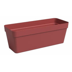 Jardinière - Plastique - Rouge Foncé - Rectangulaire - L499 x P20 x H181cm - ARTEVASI