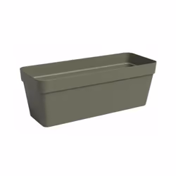 Artevasi - Jardiniere Capri - Plastique - Rectangulaire - Vert sec - 12,5 l