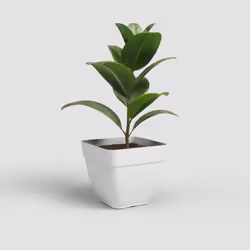 Artevasi Capri Campana Square Pot Blanc 2 pièce(s)