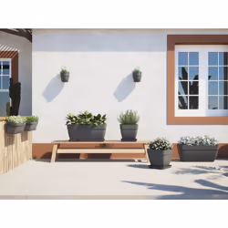 Artevasi Capri Campana Plant Box Xl Anthracite 2 pièce(s)