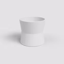 Artevasi Diana Pot, Blanc, 1,4 L, 140 mm, 130 mm
