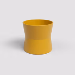 Artevasi Diana Pot, Jaune, 1,4 L, 140 mm, 130 mm