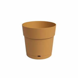 ARTEVASI Pot de fleur LARGE RE - 40 ma - Jaune miel - 391 x 391 x 37 cm