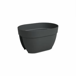 ARTEVASI Jardinière balcon CAPRI CAMPANA - 40 ma - Anthracite - 39 x 256 x 225 cm