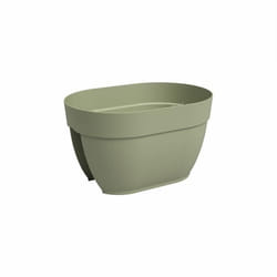 ARTEVASI Jardinière balcon CAPRI CAMPANA - 40 ma - Vert cendré - 39 x 256 x 225 cm