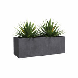 Jardiniere - Plastique - Anthracite - 80 Cm - 57 L - Sydney - Artevasi