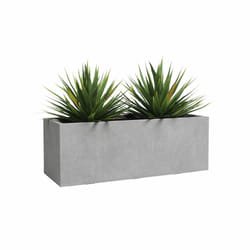 Jardiniere - Plastique - Gris Clair - 80 Cm - 57 L - Sydney - Artevasi