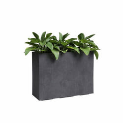 Jardiniere - Plastique - Anthracite - 80 Cm - 50 L - Sydney - Artevasi