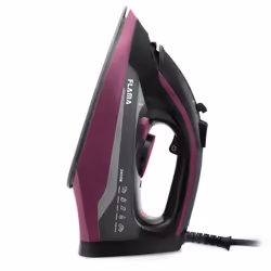 Flama 5343FL Fer à repasser à sec ou à vapeur Semelle céramique Ultraglide 2400 W Noir, Violet