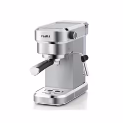 Flama 1256FL, Machine à café 2-en-1, 1,2 L, Dosette de café, Café moulu, 1350 W, Acier inoxydable