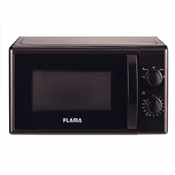 Flama 1834FL, Comptoir, Micro-onde simple, 20 L, 800 W, Rotatif, Noir