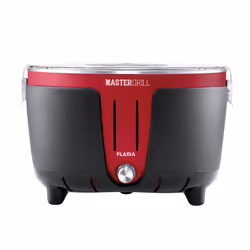 Flama 4006FL, Barbecue/grill Kamado, Charbon de bois (combustible), 31 cm, Chariot, Grille, Noir, Rouge
