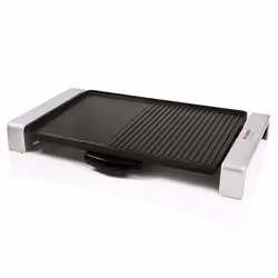 Flama 482FL, 2300 W, Grill, Electrique, Dessus de table, Grille de cuisson + plaque de cuisson, Noir