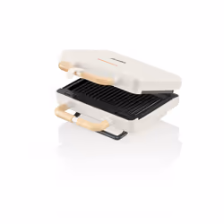 Flama 4961FL gaufrier et appareil à croque-monsieur 800 W Perle, Blanc