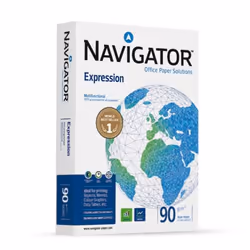Navigator EXPRESSION, Impression laser/jet d'encre, A3 (297x420 mm), Mat, 90 g/m², Blanc, Forest Stewardship Council (FSC)