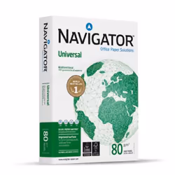 Navigator UNIVERSAL, Universel, A4 (210x297 mm), Soie, 500 feuilles, 80 g/m², Blanc